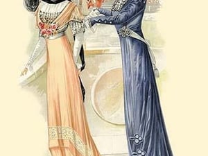Graceful Evening Gowns - Art Print