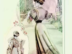 Mode Journal Weiner Chic: On a Charming Path - Art Print