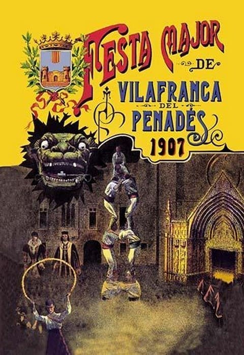 Festa Major de Vilafranca del Penades - Art Print