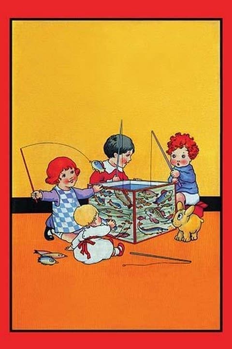 Fishing - Art Print