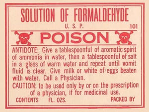 Solution of Formaldehyde - Art Print