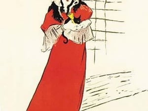 May Belfort (Irish Singer) by Henri de Toulouse-Lautrec - Art Print