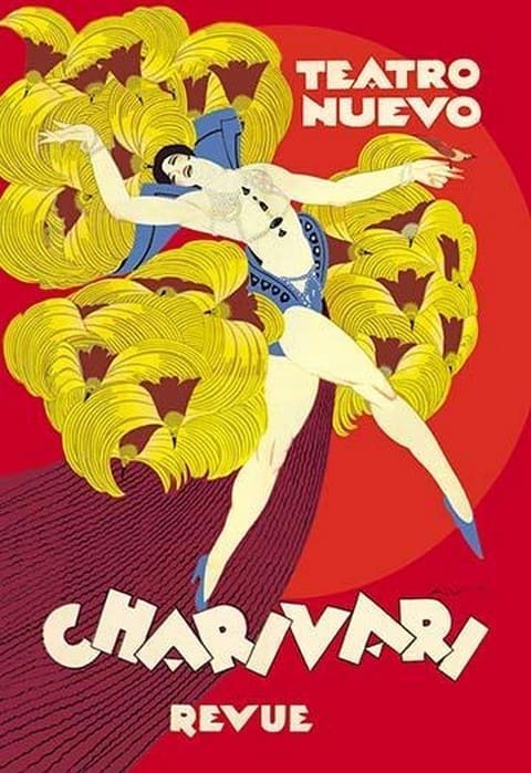 Teatro Nuevo: Charivari Revue by Josep Aluma - Art Print