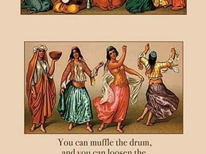 You can muffle the drum by Khalil Gibran - Art Print