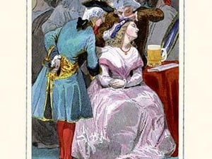 Let them Drink Beer - Marie Antoinette by Wilbur Pierce - Art Print