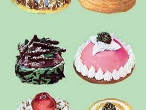 Baked and Frozen Ice Cream Specialties - Art Print