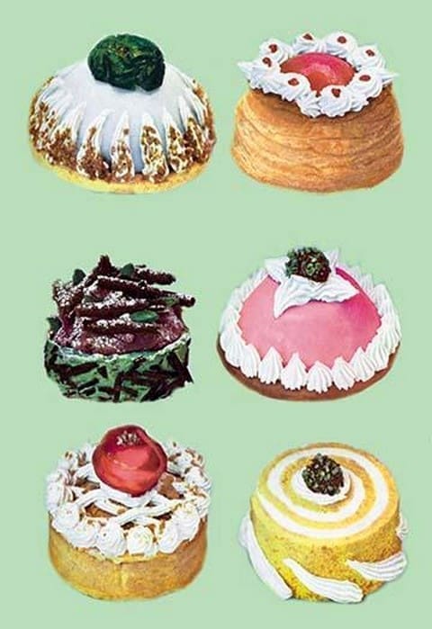 Baked and Frozen Ice Cream Specialties - Art Print