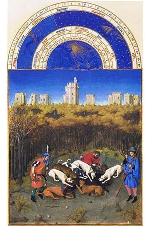 Le Tres Riches Heures du Duc de Berry - December by Paul