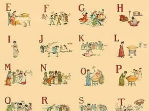 Kate Greenaway's ABC's by Kate Greenaway #2 - Art Print