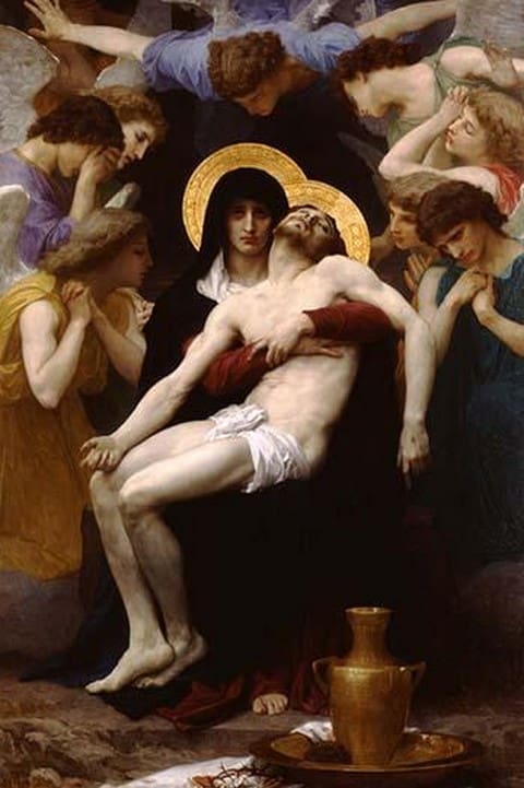 Pieta by William Bouguereau - Art Print