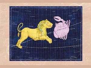 Cancer and Leo - Art Print