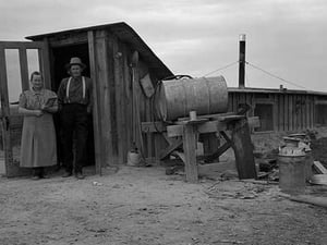 Basement Home by Dorothea Lange - Art Print
