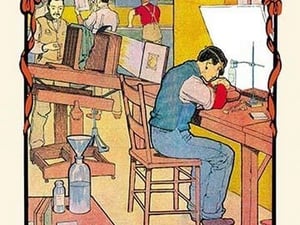 The Engraver by H.O. Kennedy - Art Print
