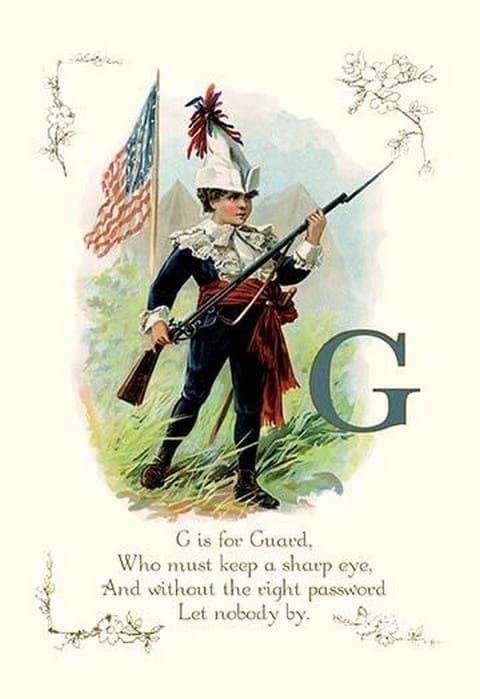 G is for Guard - Art Print