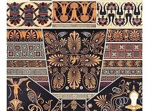 Greek Design #2 by Auguste Racinet - Art Print