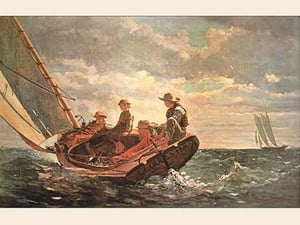 Breezing Up by Winslow Homer - Art Print