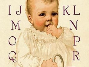 Sugar-bee's Alphabet by Ida Waugh - Art Print