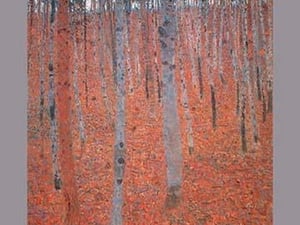Beech Forest by Gustave Klimt - Art Print