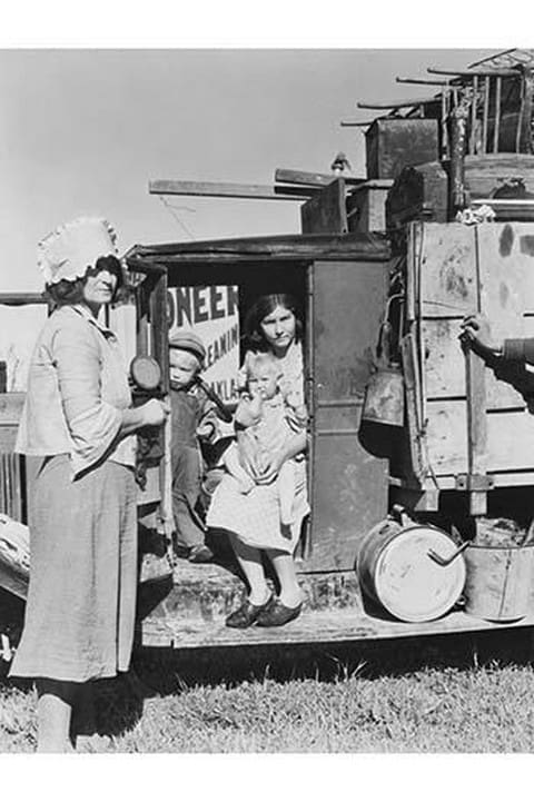 Looking for Work in the Pea Fields by Dorothea Lange - Art Print