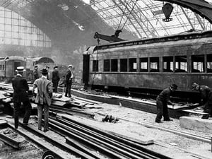 Railroad Shed House After Fire