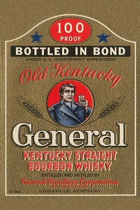 General Kentucky Straight Burbon Whiskey - Art Print