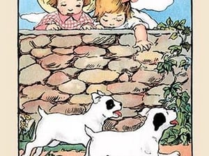 At the Wall by Julia Dyar Hardy - Art Print