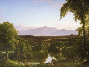 View on the Catskill - Early Autumn by Thomas Cole - Art Print