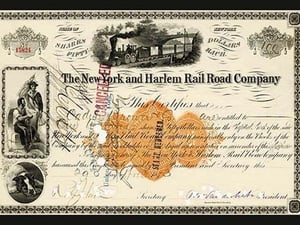 The New York and Harlem Rail Road Company - Art Print