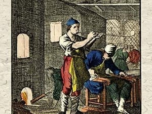 Glass Blower by J. A. C. Lohr - Art Print