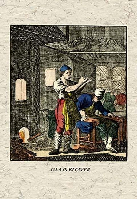 Glass Blower by J. A. C. Lohr - Art Print