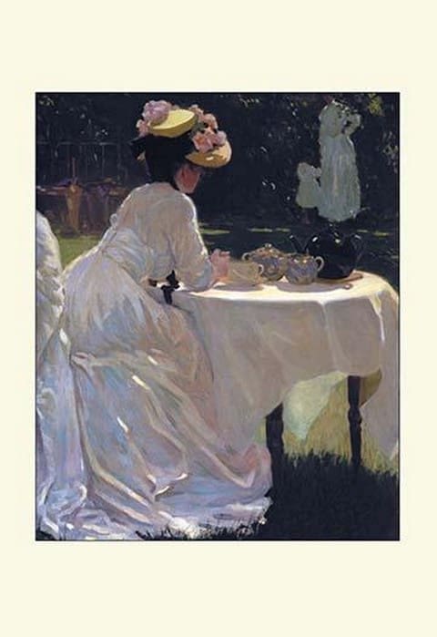 In the Garden by Frederick Fursman - Art Print