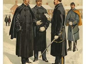 Capes In Winter - 1888 - Snow Apparel By Henry Alexander Ogden - Art Print