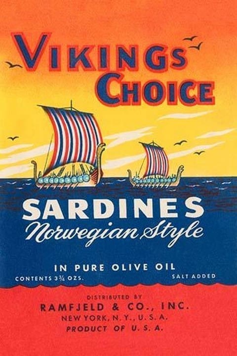 Vikings Choice Sardines - Art Print