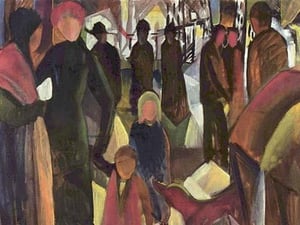 Resignation by August Macke - Art Print