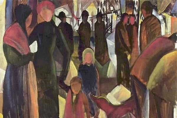 Resignation by August Macke - Art Print