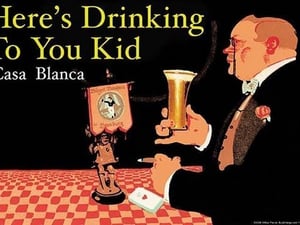 Here's drinking to you kid by Wilbur Pierce - Art Print