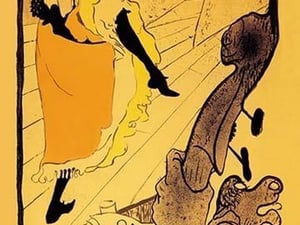 The Performance of Jane Avril by Henri de Toulouse-Lautrec - Art Print