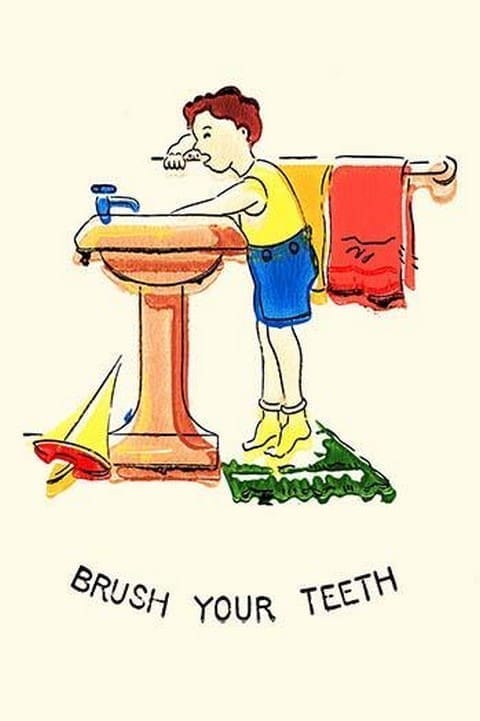 Brush Your Teeth - Art Print
