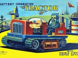 Battery Operated Tractor - Art Print