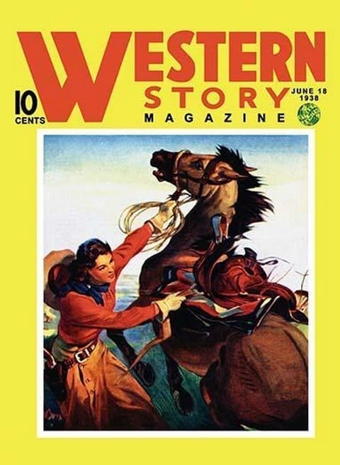 Western Story Magazine: She Ruled the West - Art Print