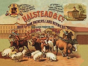 Halstead and Company Beef and Pork Packers by Richard Brown - Art Print