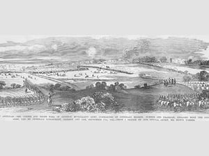 Battle of Antietam - Sharpsburg by Frank Leslie - Art Print