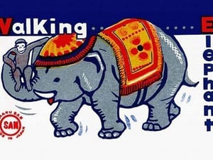 Walking Elephant - Art Print