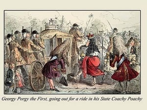Georgy Porgy the First Going Off for a Ride by John Leech - Art Print