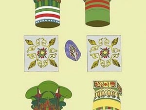 Capitals of Columns by John Gardner Wilkinson - Art Print