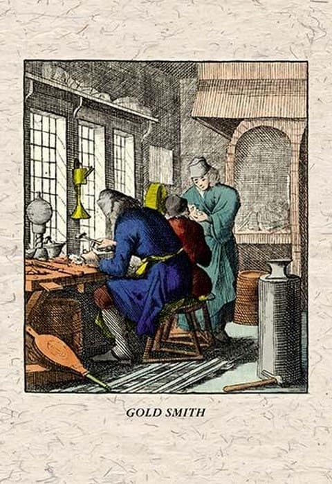Gold Smith by J. A. C. Lohr - Art Print