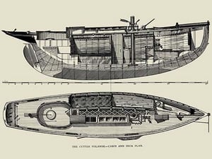 The Cutter Volande by Charles P. Kunhardt - Art Print