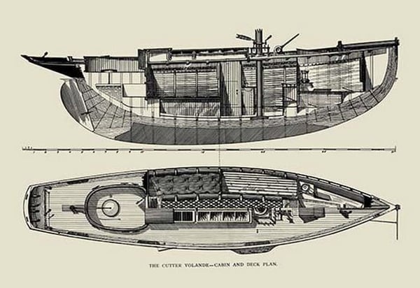 The Cutter Volande by Charles P. Kunhardt - Art Print