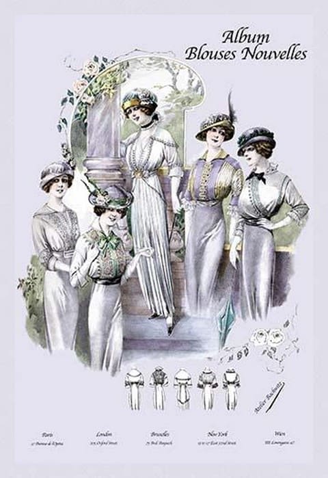 Album Blouses Nouvelles: An Elegant Morning by Atelier Bachroitz - Art Print