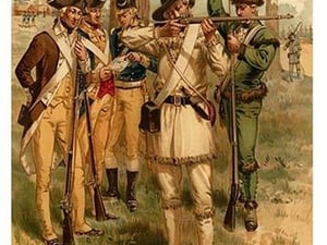 Continental Army - 1776 - 1779 - Musket Maintenance By Henry Alexander Ogden - Art Print